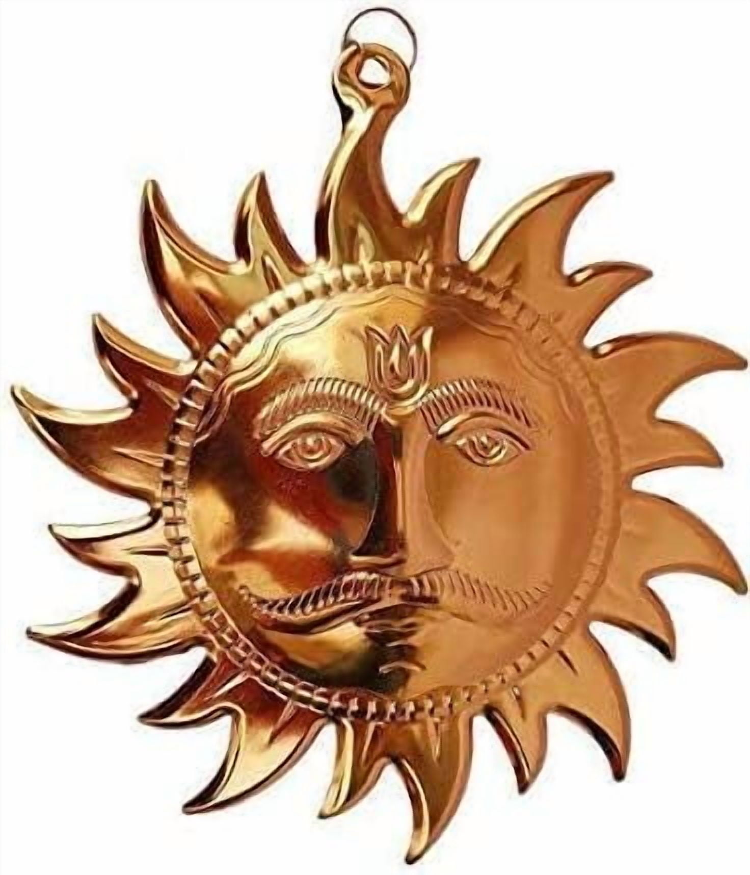Galaxie Karmaa Home Vastu Sun Surya Copper Wall Hangings for Home Offices