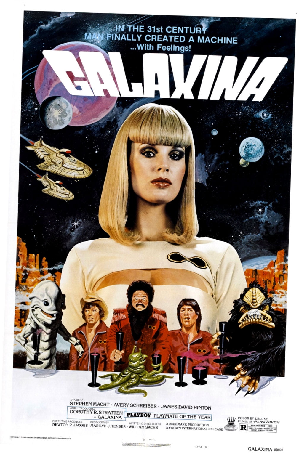 Galaxina Movie Poster 12x16 Art Print on Metal Sign 12in x 16in Multi ...