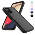 thumbnail image 1 of For Galaxy A03S Case, 2 in 1 Heavy Duty Armor Shockproof Cases,Hisdou Hybrid Dual Layer Rubber Drop Protection Grip Plastic Bumper Sturdy Phone Cover for Samsung Galaxy A03S 6.5"-Black, 1 of 6