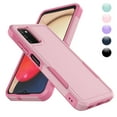 thumbnail image 1 of For Galaxy A03S Case, 2 in 1 Heavy Duty Armor Shockproof Cases,Hisdou Hybrid Dual Layer Rubber Drop Protection Grip Plastic Bumper Sturdy Phone Cover for Samsung Galaxy A03S 6.5"-Pink, 1 of 6
