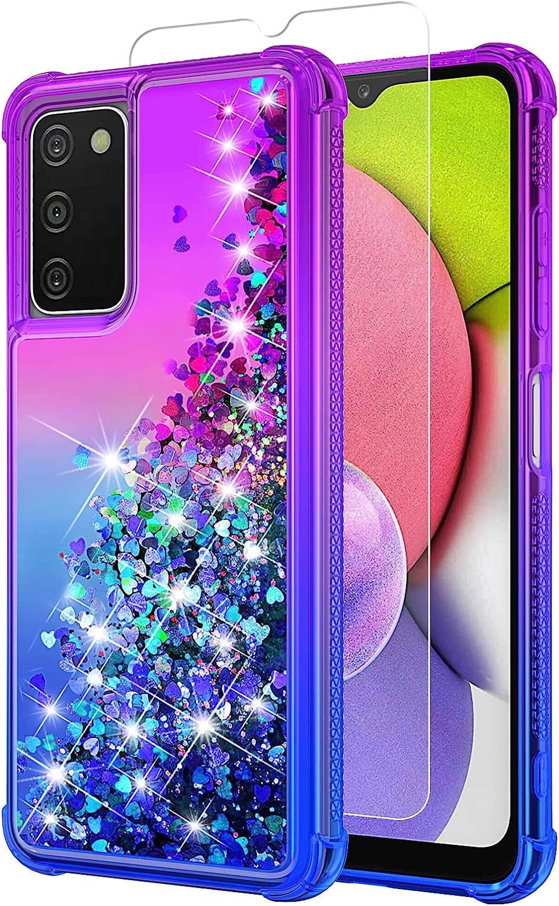 Galaxy A03S Case,Samsung 03S Case with HD Screen Protector