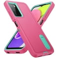 thumbnail image 1 of for Galaxy A03s Case with Kickstand, [10FT Military Drop Protection] Rugged Heavy Duty Hard PC+Soft Silicone Rubber Bumper Hybrid Triple-Layer Case for Samsung Galaxy A03s,
Rose+Mint, 1 of 7