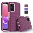 thumbnail image 1 of Galaxy A03s Case [US Version], Phone Case for Samsung Galaxy A03s 6.5 inches, Tekcoo Shockproof Heavy Duty Armor Plastic & Rubber Rugged Bumper 3-in-1 Case Cover -Red, 1 of 6