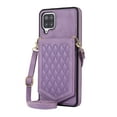 thumbnail image 1 of Galaxy A12 5G Case, Samsung Galaxy A12 5G Wallet Case with Crossbody Shoulder Strap, Dteck PU Leather Protective Phone Cover with Make-up Mirror for Samsung Galaxy A12 5G,Purple, 1 of 6