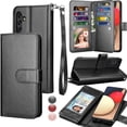 thumbnail image 1 of Galaxy A13 5G Case, A13 5G Wallet Case, Samsung Galaxy A13 5G 6.5 inchs PU Leather Case, Tekcoo Luxury Cash Credit Card Slots Folio Flip Cover [Detachable Magnetic Case] & Kickstand - Black, 1 of 6