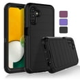 thumbnail image 1 of For Galaxy A13 5G Case, Phone Case for Samsung Galaxy A13 6.5 inches, Tekcoo Shockproof Heavy Duty Armor Plastic & Rubber Rugged Bumper 3-in-1 Case Cover -Black, 1 of 6