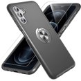 thumbnail image 1 of Galaxy A13 5G Case, Samsung Galaxy A13 5G Case with HD Screen Protector,  [Military Grade] Shockproof Protection Case with 360° Magnetic Ring Holder Kickstand Case for Samsung A13 5G, Black, 1 of 16