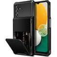 thumbnail image 1 of for Galaxy A13 Case Wallet Cover 4-Card Credit Card Holder ID Slot Scratch Resistant Dual Layer Hybrid Protective Hard Shell Rugged TPU Bumper Armor Case for Samsung Galaxy A13 5G Black, 1 of 13