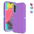 thumbnail image 1 of Galaxy A14 5G Cases, Sturdy Phone Case for Samsung A14 5G 6.6", Njjex Full-Body Shockproof Protection Heavy Duty Armor Hard Plastic & Shock Absorption Rubber Rugged Bumper 3-in-1 Case Cover - Purple, 1 of 7