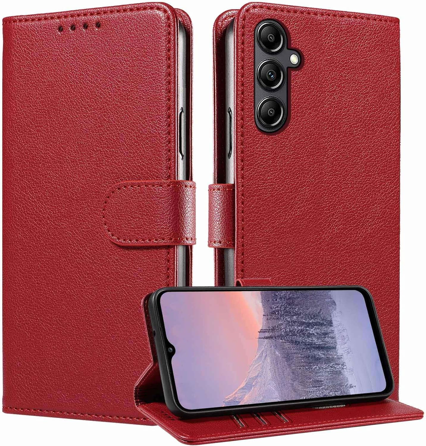 for Galaxy A14 5G Phone Case Wallet,[RFID Blocking Card Slots] A14 5G ...