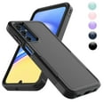 thumbnail image 1 of For Galaxy A15 5G Case, 2 in 1 Heavy Duty Armor Shockproof Cases,Hisdou Hybrid Dual Layer Rubber Drop Protection Grip Plastic Bumper Sturdy Phone Cover for Samsung Galaxy A15 5G 6.5"-Black, 1 of 6