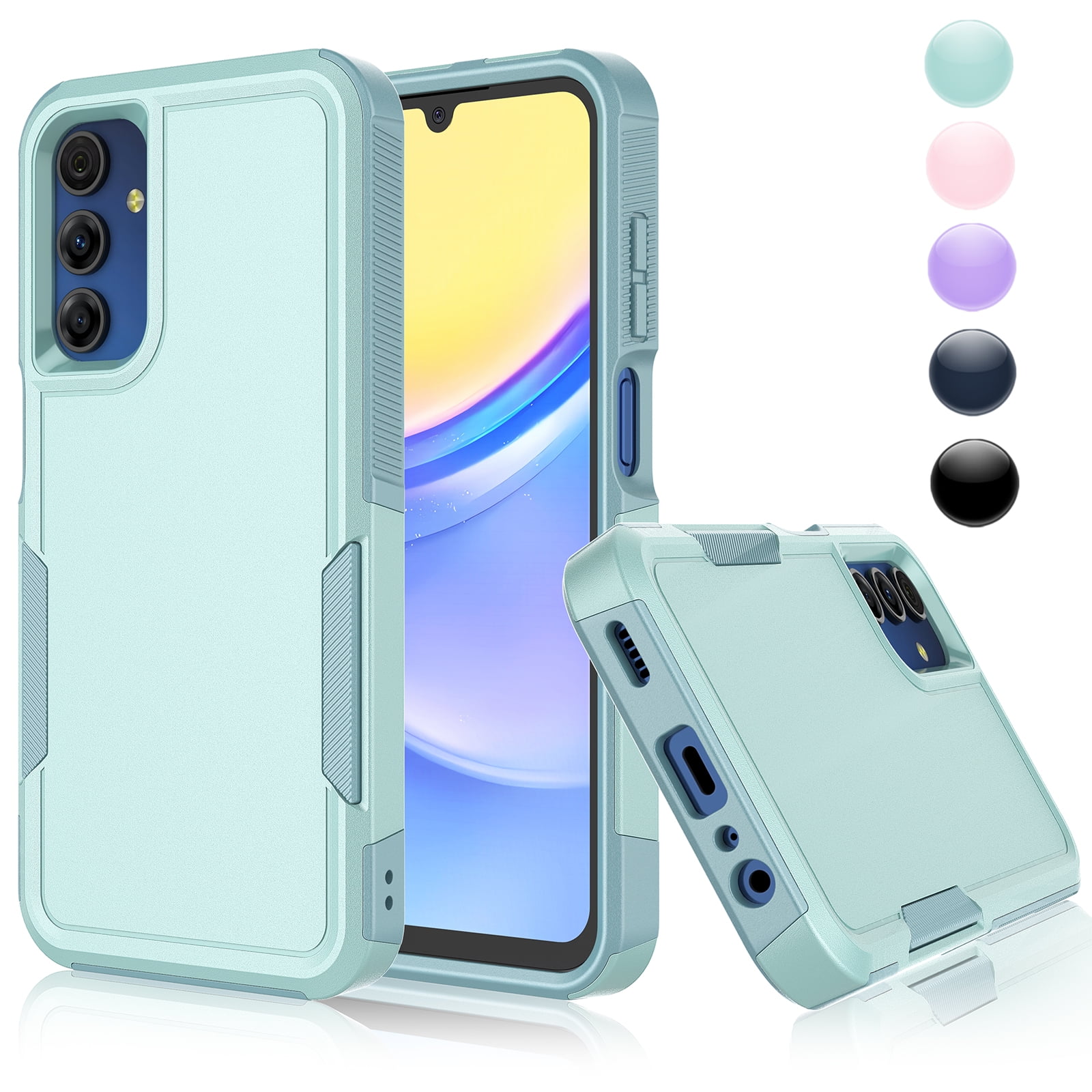for Galaxy A15 5G Case,Samsung A15 5G Sturdy Case,Njjex Shockproof 