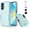 thumbnail image 1 of For Galaxy A16 5G 2024 Case, 2 in 1 PC Phone Case for Samsung A16 5G 2024 6.7 inch, Njjex Heavy Duty Rubber & Rugged Shockproof Full Body Protection Case Cover - Green, 1 of 7