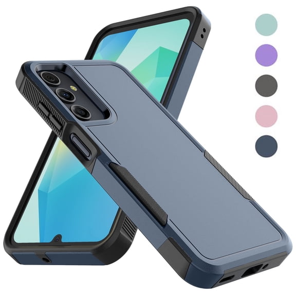 Galaxy A16 5G Case , 2 in 1 Phone Case for Samsung Galaxy A16 5G 6.7 inch ,Takfox Shockproof Protection Heavy Duty Armor Hard Plastic & Rubber Rugged Full Body Bumper Cover ( Blue )