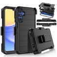 thumbnail image 1 of Galaxy A16 5G Case,Takfox Samsung Galaxy A16 5G Holster Phone Case with Built-in Screen Protector Swivel Belt Clip [3 Layers] Heavy Duty Full Body Protection Shockproof Kickstand Cover - Black, 1 of 10