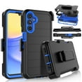 thumbnail image 1 of Galaxy A16 5G Case,Takfox Samsung Galaxy A16 5G Holster Phone Case with Built-in Screen Protector Swivel Belt Clip [3 Layers] Heavy Duty Full Body Protection Shockproof Kickstand Cover - Blue, 1 of 10