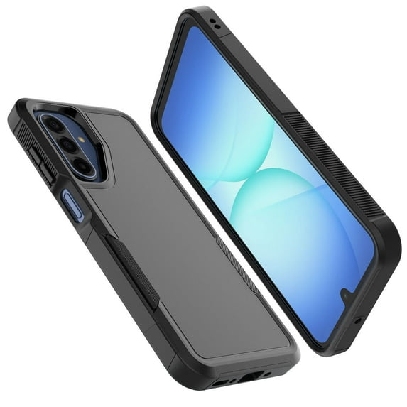 For Galaxy A17 5G 2025 Case ,Sturdy Phone Case for Galaxy A17 6.7 inch ,Tiflook Shockproof Protection Heavy Duty Armor Hard Plastic & Rubber Rugged Bumper 2-in-1 Case Cover ( Black )