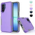 thumbnail image 1 of GalaxyA17 5G Case / A16 5G Case,Sturdy Phone Case for Samsung A17 A16 5G ,Njjex Shockproof Protection Heavy Duty Armor Hard Plastic & Rubber Rugged Bumper 2-in-1 Case Cover-Purple, 1 of 7