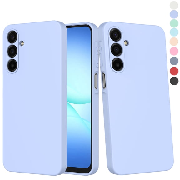 Galaxy A17 5G Case, Takfox Samsung Galaxy A17 5G 6.7" Basic Case [Frosted] Shockproof Case Liquid Silicone Gel Rubber Soft TPU Anti-slip Bumper Thin Matte Slim Phone Case Covers ,Black
