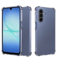 Galaxy A17 6.7" 5G Case,Shockproof Rugged Full Protection Soft TPU Bumper Clear Case Shell Ultra-Thin Slim Fit Flexible Rubber Protective Phone Cover For Samsung A17 5G 2025, Clear Clitter