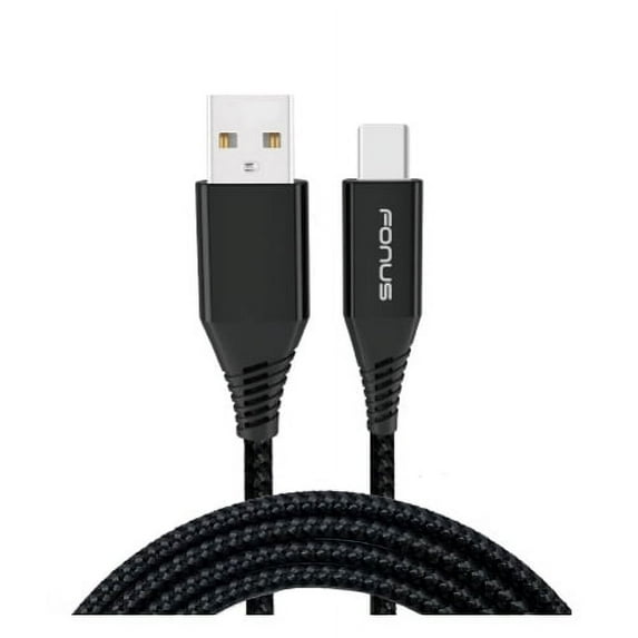 Galaxy A21/A11 10ft USB Cable - Type-C Charger Cord Power Wire USB-C Long Braided Fast Charge Sync High Speed W8L for Samsung Galaxy A21/A11