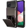 thumbnail image 1 of for Galaxy A22 Case Wallet Cover 4-Card Credit Card Holder ID Slot Scratch Resistant Dual Layer Hybrid Protective Hard Shell Rugged TPU Bumper Armor Case for Samsung Galaxy A22 5G Gun, 1 of 14