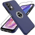 thumbnail image 1 of Galaxy A23 5G Case, Samsung Galaxy A23 5G Case with HD Screen Protector, Shockproof Samsung A23 Case with 360° Magnetic Ring Holder Kickstand Phone Case for Samsung A23 5G Blue, 1 of 14