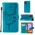 thumbnail image 1 of Galaxy A31 Phone Case, Dteck Embossed Butterfly Magnetic Flip PU Leather Wallet Foilo Case Stand Protective Cover with Hand Strap [Built-in card slots/money pocket] for Samsung Galaxy A31, Blue, 1 of 5