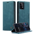 thumbnail image 1 of for Galaxy A33 5G Wallet Case with [RFID Blocking] Retro Premium PU Leather Flip Folio Strong Magnetic Closure, Kickstand, Card Slots, Flip Book Style Cover For Samsung Galaxy A33 5G,
Blue, 1 of 10