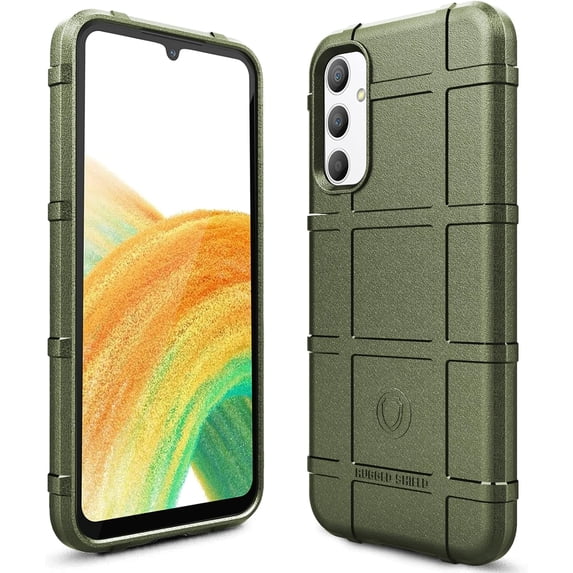 for Galaxy A34 5G Case Samsung A34 5G Case Heavy Duty Shock Absorption Phone Cases Impact Resistant Protective Cover for Samsung Galaxy A34 5G(New Army Green)