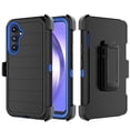 thumbnail image 1 of Galaxy A35 5G Case,Takfox Samsung Galaxy A35 5G Holster Phone Case with Built-in Screen Protector Swivel Belt Clip [3 Layers] Heavy Duty Full Body Protection Shockproof Kickstand Cover - Blue, 1 of 9