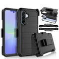 thumbnail image 1 of Galaxy A36 5G Case,Takfox Samsung Galaxy A36 5G Holster Phone Case with Built-in Screen Protector Swivel Belt Clip [3 Layers] Heavy Duty Full Body Protection Shockproof Kickstand Cover - Black, 1 of 8