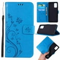 thumbnail image 1 of Galaxy A51 (4G) Case, Dteck Folio Flip PU Leather Butterfly Flower Patterned Slim Fit Full Protective Kickstand Cards Cash Holder Wallet Case Cover for Samsung Galaxy A51 (4G), blue, 1 of 1