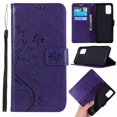 thumbnail image 1 of Galaxy A51 (4G) Case, Dteck Folio Flip PU Leather Butterfly Flower Patterned Slim Fit Full Protective Kickstand Cards Cash Holder Wallet Case Cover for Samsung Galaxy A51 (4G), purple, 1 of 1