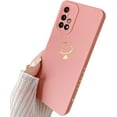 thumbnail image 1 of for Galaxy A51 4G Case(Not fit 5G),Cute Bling Side&Back Plated Love Heart with Anti-Fall Lens Camera Cover Protection Soft Shockproof Anti-Fingerprint Case for Samsung Galaxy A51 6.5" - Pink, 1 of 7