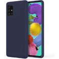 thumbnail image 1 of Galaxy A51 5G Case, Samsung A51 5G Case Liquid Silicone Case Dual Layer Hybrid Hard PC Soft Silicone Gel Rubber Bumper Slim Shockproof Protective Phone Case for Samsung Galaxy A51 5G,Night Blue, 1 of 12