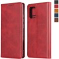 thumbnail image 1 of Galaxy A51 5G Wallet Case,Premium PU Leather Flip Folio Case with Card Slot,Stand Holder and Magnetic Closure [Not Fit A51 4G 2019 Version ] Case for Samsung Galaxy A51 5G 2020,6.5" Red, 1 of 13
