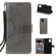 thumbnail image 1 of Galaxy A51 Case, Dteck Embossed Tree Pattern PU Leather Wallet Case Folio Stand Protective Cover With Hand Strap Compatible With Samsung Galaxy A51 4G (not fit A51 5G), Gray, 1 of 6