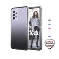 thumbnail image 1 of Galaxy A52 5G Case Clear, (2 Pack) Temerped Glass Screen Protector for Galaxy A52 5G 6.5" 2021, Njjex Crystal Clear Shock Absorption Technology Bumper Soft TPU Cover Case -Black, 1 of 10