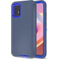 thumbnail image 1 of Galaxy A52 5G Case for Samsung Galaxy A52 5G Case Military Drop Shockproof Armor Heavy Duty Rugged 3 in 1 Protection Cover for Galaxy A52 5G Phone Case (Navy+Blue), 1 of 13