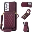 thumbnail image 1 of Galaxy A53 5G Wallet Case 6.5" 2022, Allytech Crossbody Shoulder Carrying Purse Cover RFID Blocking Card Slots Holder Flip PU Leather Stand Shockproof Case for Samsung A53 5G (Non 4G Version), Red, 1 of 7