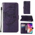 thumbnail image 1 of Galaxy A70 Phone Case, Dteck Embossed Butterfly Magnetic Flip PU Leather Wallet Foilo Case Stand Protective Cover with Hand Strap [Built-in card slots/money pocket] for Samsung Galaxy A70, Purple, 1 of 5