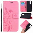 thumbnail image 1 of Galaxy A71 (4G) Case, Dteck Folio Flip PU Leather Butterfly Flower Patterned Slim Fit Full Protective Kickstand Cards Cash Holder Wallet Case Cover for Samsung Galaxy A71 (4G), pink, 1 of 1