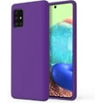 thumbnail image 1 of Galaxy A71 5G Case, Samsung A71 5G Case Liquid Silicone Case Dual Layer Hybrid Hard PC Soft Silicone Gel Rubber Bumper Slim Fit Protective Phone Case for Samsung Galaxy A71 5G, Purple, 1 of 12