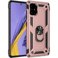 thumbnail image 1 of Galaxy A71 Case Heavy Duty Rugged Dual Layers Full Body Shockproof with Ring Kickstand Rose Gold, 1 of 5