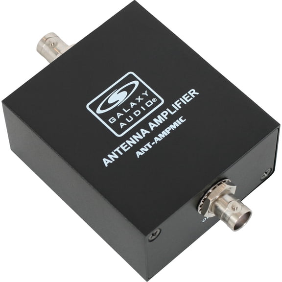 Galaxy Audio ANT-AMPWMIC Antenna Amp W/ Metal Construction & Gain Adjust New