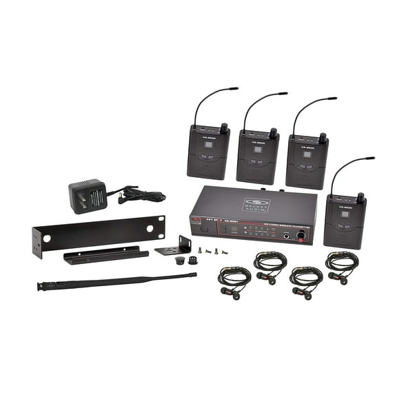 Galaxy Audio AS-950-4 Band Pack Wireless In-Ear Monitor System - Band N