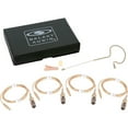 thumbnail image 1 of Galaxy Audio ESM4 Single-Ear Headset Mic With 4 Gen 2 cH Audio-Technica Connector Cables, Windscreen, Clip and Case Beige, 1 of 1