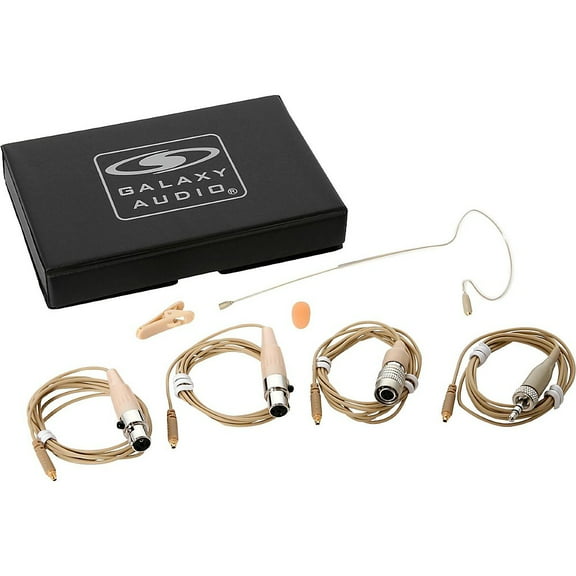 ESM8 Omnidirectional Single-Ear Headset Microphone With Four Mixed Cables