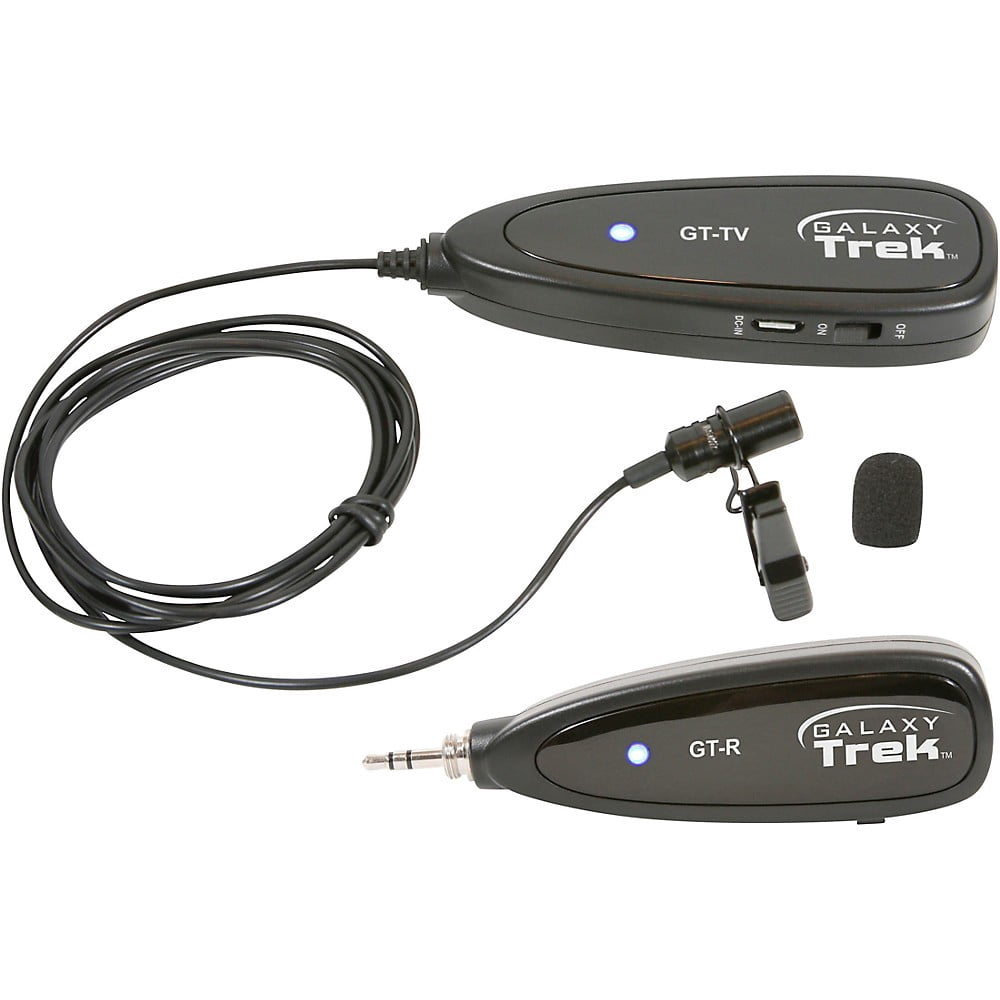 Galaxy Audio GT-VX Trek Portable Wireless Cardioid Condenser Lavalier Mic